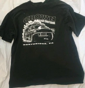 Vintage 90s Northridge California Hot Rod Crown Air Hanes Beefy T-Shirt Herren XXL - Bild 1 von 8