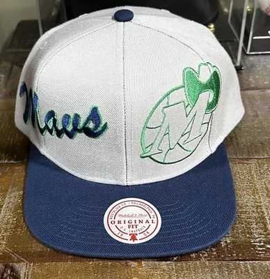 Dallas Mavericks Mitchell & Ness Knock Out Panel NBA Snapback  Cap Hat - Image 1 of 4