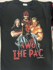 Camisa De Colección WCW NWO The Pack Macho Man Lex Luger 1998 L Niños Lucha Libre EE. UU. - Imagen 1 de 8
