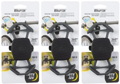Nite Ize Wrapator Rotating Smartphone Bar Mount (3-Pack) - Image 1 of 4