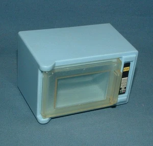 VINTAGE PUPPENHAUS BLAUE MIKROWELLE - PLAYSKOOL - 1990 - GEBRAUCHT - Bild 1 von 5