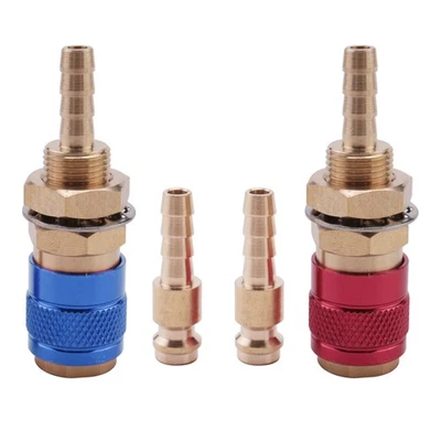 2Pcs 6mm Water Cooled Air Cooled Gas Water Adapter  Connector Fitting for5080 - Image 1 of 4