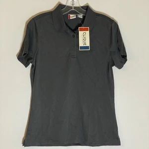 Camisa Polo Clique Para Mujer Gris Medio Rendimiento Golf Manga Corta Informal M - Imagen 1 de 15