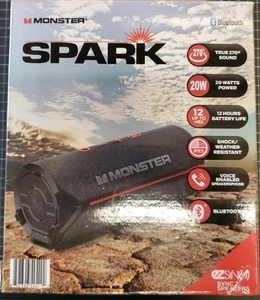 Monster Spark Enceinte Bluetooth Portable Étanche - Photo 1 sur 2