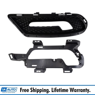 Front Left Fog Light Bezel Black Fits 10-13 Mercedes-Benz E350 13 E400 E550 - Image 1 of 4