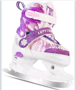 LevyTemp Adjustable Snowflake Ice Skates  Kids Boys Girls, Comfort  Ice  Med. - Picture 1 of 4