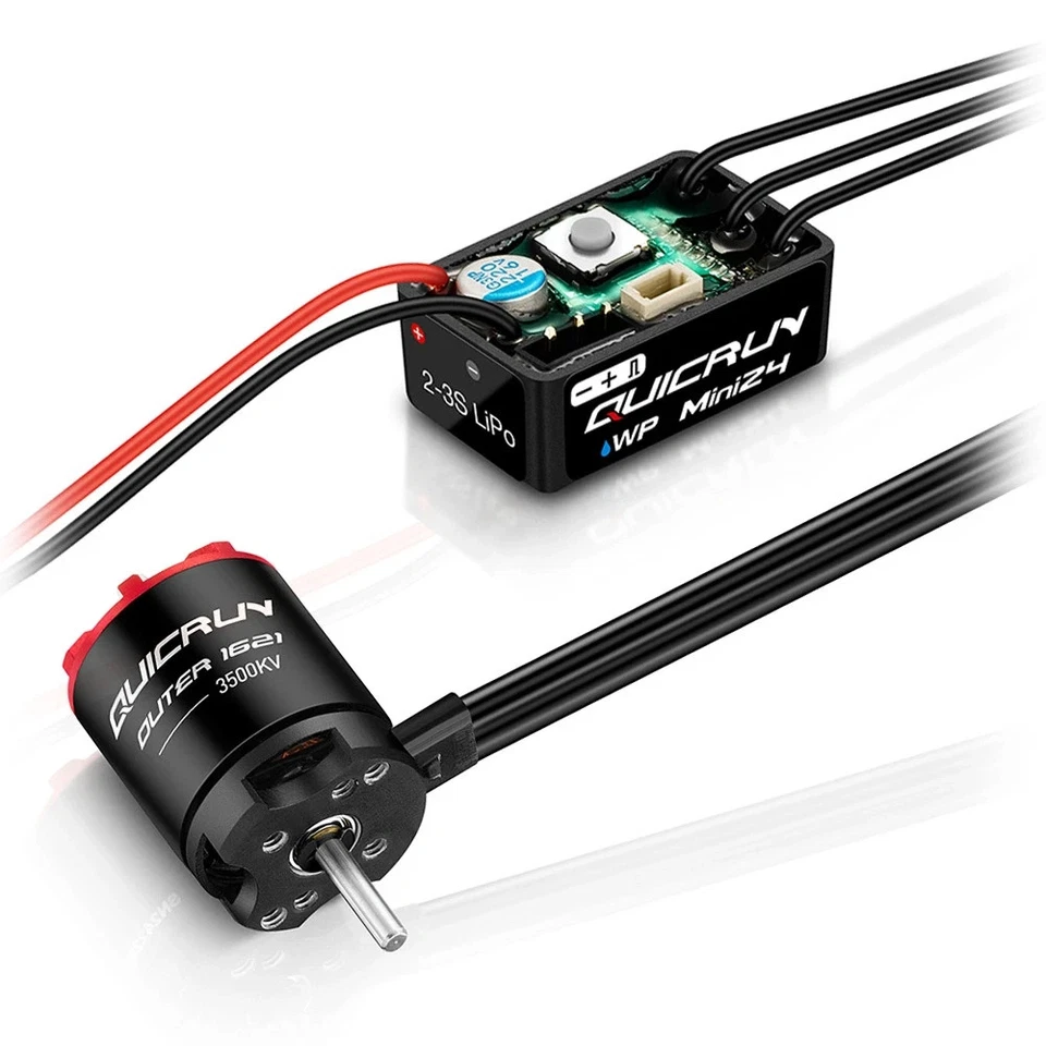 HW38020436 QuicRun Combo MINI24 - 1621SL 3500kV 1/24-1/16 Crawler - Immagine 1 di 4