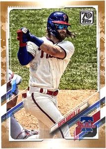 2021 Topps Series 1 - Bryce Harper - Camo /25 - Phillies #250 - Picture 1 of 2