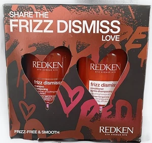 REDKEN Frizz Dismiss Shampoo and Conditioner Set 16.9 oz - Picture 1 of 2