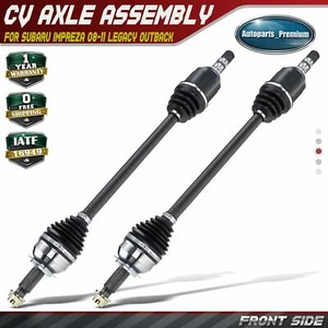 2x Front LH & RH CV Axle Assembly for Subaru Impreza 2008-2011 Legacy Outback - Picture 1 of 8