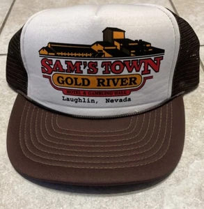 Sam's Town Gold River Gambling Hall (VTG) Snapback Trucker Hat Cap Laughlin NV - Picture 1 of 6