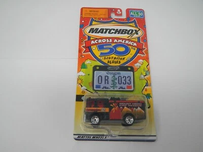 Matchbox Across America 50th Birthday Oregon Dennis Sabre Fire Truck - Image 1 of 3