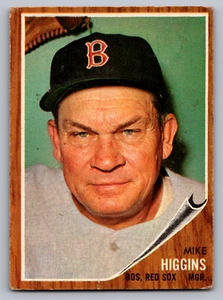 1962 TOPPS #559 MIKE HIGGINS RED SOX - Foto 1 di 3