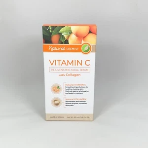 Natural Chemist Vitamin C verjüngendes Gesichtsserum mit Kollagen 1,69 flüssige Unzen, 50 ml - Bild 1 von 4