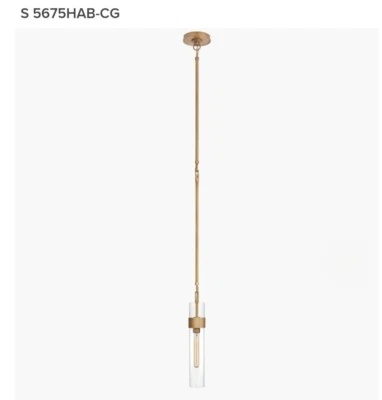 Visual Comfort Signature Collection S5675HAB-CG  Ian K. Fowler Presidio 1 Light  - Image 1 of 2