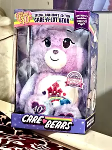 Care Bears A Lot Orso 40° Anniversario Peluche Edizione Speciale da Collezione - Foto 1 di 4