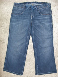 Citizens of Humanity Baja Drawstring Relaxed Capri Crop Jeans Wm Gr. 27 Distressed - Bild 1 von 9