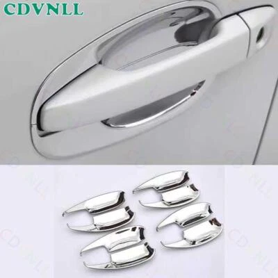 Para Subaru Outback 2015-2019 Cromo Plateado Exterior Puerta Lateral Tazón Marco Borde 8* Foto 1 de 4