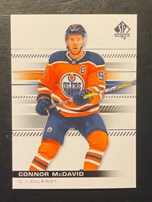 Connor McDavid 2019-20 Upper Deck SP Authentic #19 Edmonton Oilers - Image 1 of 2