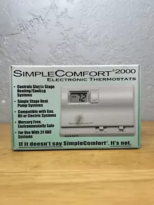 ICM SIMPLECOMFORT 2000 ELECTRONIC THERMOSTATS Digital Non-Programmable NEW - Picture 1 of 8