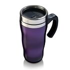 16oz Insulated Coffee Travel Mug Cup with Handle Stainless Steel Mug Tumbler 