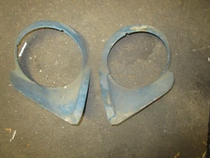 Triumph Spitfire GT6 Head Lamp Door Rim Cone Scoop Frame Set 1971-1980 - Picture 1 of 7
