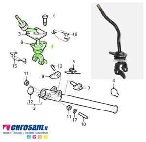 ASTA LEVA COMANDO MARCE CAMBIO PER RENAULT MIDLUM PREMIUM KERAX DAF LF VOLVO VM - Zdjęcie 1 z 4
