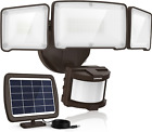 LEPOWER 1600LM LED Solar Security Lights Motion Outdoor, Solar Motion Sensor Lig