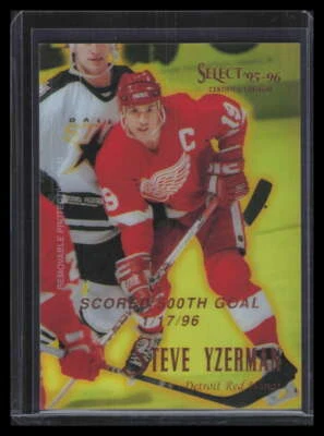 1995-96 Select Certified Mirror Gold 94 Steve Yzerman - Image 1 of 2