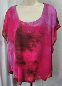 Blusa de vestido sin mangas World Unity de 2 piezas talla 1X! J - Imagen 1 de 3