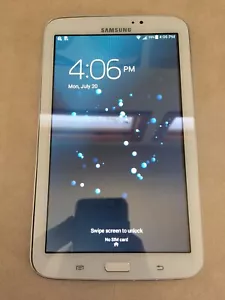 Samsung Galaxy Tab 3 SM-T217S 7" 16GB Wi-Fi 4G Sprint Tablet White 4.4 JellyBean - Picture 1 of 12
