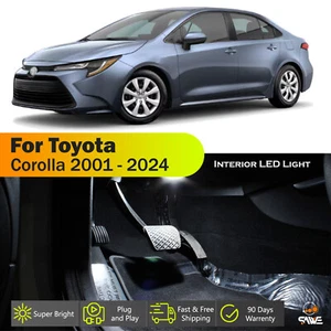 8x White LED Lights Bulb Map Interior Package Kit For 2001 - 2024 Toyota Corolla - Picture 1 of 9