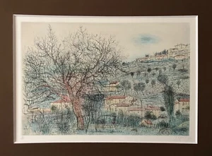 Jean Carzou original signierte Radierung 1973 La Provence Le Soleil Kunst Armenien Kunst - Bild 1 von 1