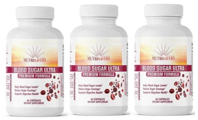 Diabetic A1C Support Blood Sugar Management Vitamin 180 Caps  Healthy Weight - Image 1 of 4