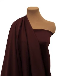  TECHNO FABRIC BURGUNDY ,58"  BTY.. STRETCH ..DRESSES, PANTS, JUMPSUITS,  - Picture 1 of 9