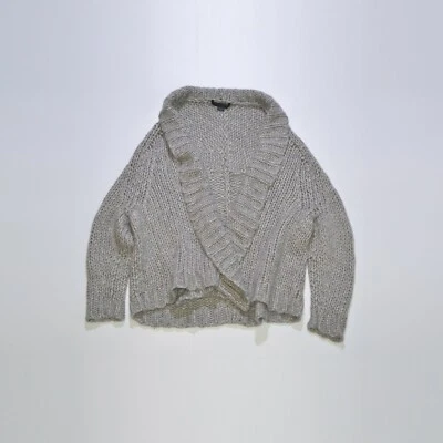 Alexander Wang дизайнерский коренастый вязаный шелк мохер шерсти кардиган свитер 11842 Sz S - Изображение 1 из 4