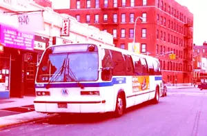 ORIGINAL KODACHROME SLIDE NYC BUS 1981 GM RTS #PA1339 E 206 ST-BAINBRDGE 4/10/96 - Picture 1 of 1