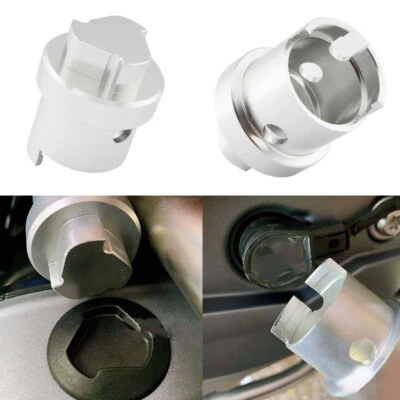 Paquete de bobinas de llave de llenado de aceite 2 en 1 cromadas para BMW R1250R R1200R Foto 1 de 4