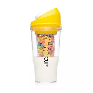 The CrunchCup - Eine tragbare Müslischasse - gelb - Bild 1 von 4