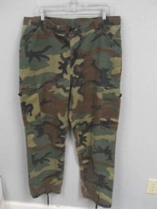 Vintage Liberty Cargohose Herren Large Regular Camouflage Woodland Fade Boyfriend Taschen - Bild 1 von 13