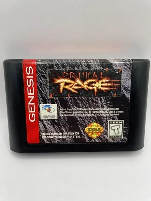 Primal Rage (Sega Genesis, 1995) Cartridge Only Fighting Game - Image 1 of 4