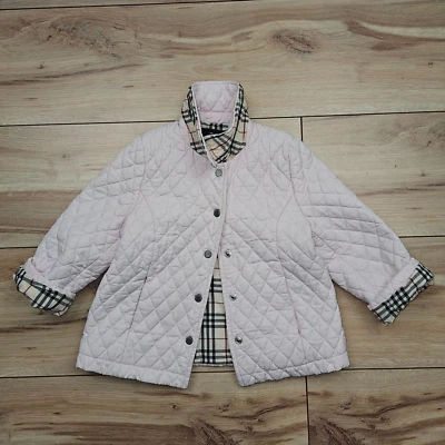 NIÑOS BURBERRY Abrigo Chaqueta Nova Cuadros Rosa Talla 3 Años Foto 1 de 4