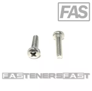(25) M5-0.8 x20 Stainless Steel Phillips Pan Head Machine Screw DIN7985 A2 M5x20 - Bild 1 von 5