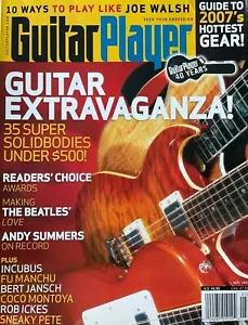 Guitar Player Magazine May 2007 Solidbodies Under $500 Joe Walsh Andy Summers - Imagen 1 de 1