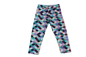 Little Girls Leggings Spotted Zebra  Capri Leggings Size S (6-7) Multi - Picture 1 of 3