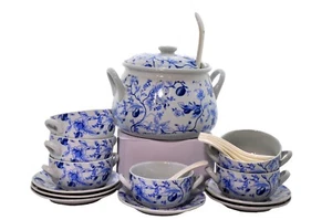 "OLIVA" 20 pezzi servizio da pranzo * servizio da tavola * set stoviglie porcellana/ceramica GELA24 - Foto 1 di 1