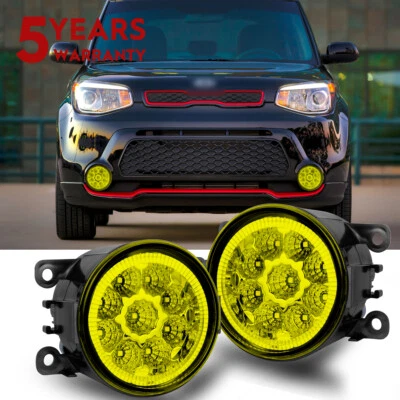 Farol de neblina amarelo lâmpada de direção H11 para 2014 Kia Soul Base Hatchback 4 portas 1,6L - Imagem 1 de 4
