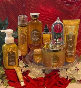 9 Piece SET Bath & Body Works DISNEY PRINCESS BELLE w/ Wall Plug & 3 wick Candle - Picture 1 of 17