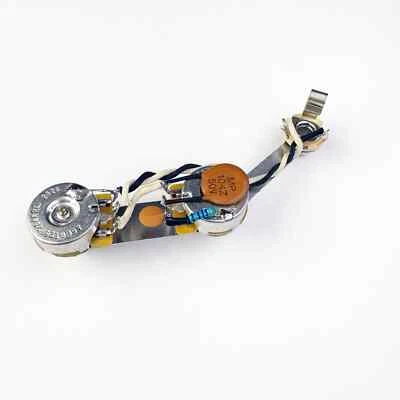 Custom Fender Precision/P-Bass Greasebucket Wiring Harness (Vintage Ceramic) - Image 1 of 4