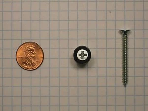 25 SHEET METAL SCREW #7 x 1-1/2" STEEL, FLAT HEAD, PHILLIPS DRIVE, ZINC-PLATED - Picture 1 of 1